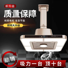 直排管道抽烟茶楼麻将灯外排棋牌室空气净化器吸烟灯麻将机净化灯