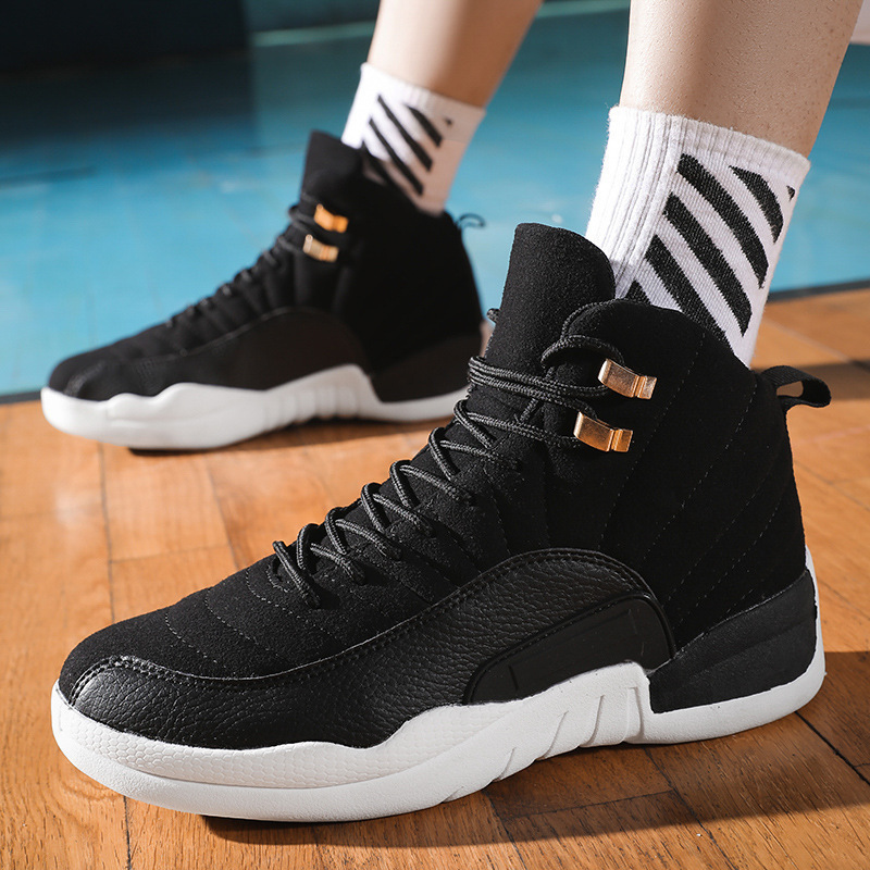 Cross-Border Men's High-Top Practical Basketball Shoes Outdoor Shoes Youth Large Size Mensshoes Cross-Border Men's High-Top Practical Basketball Shoes Outdoor Shoes Youth Large Size Mensshoes