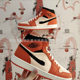 Putian Shoes Pure Original Aj1 Mid-Top High Version Panda Qiaoyi Mid Male and Female Couple Campus Versatile Sports Basketball Shoes