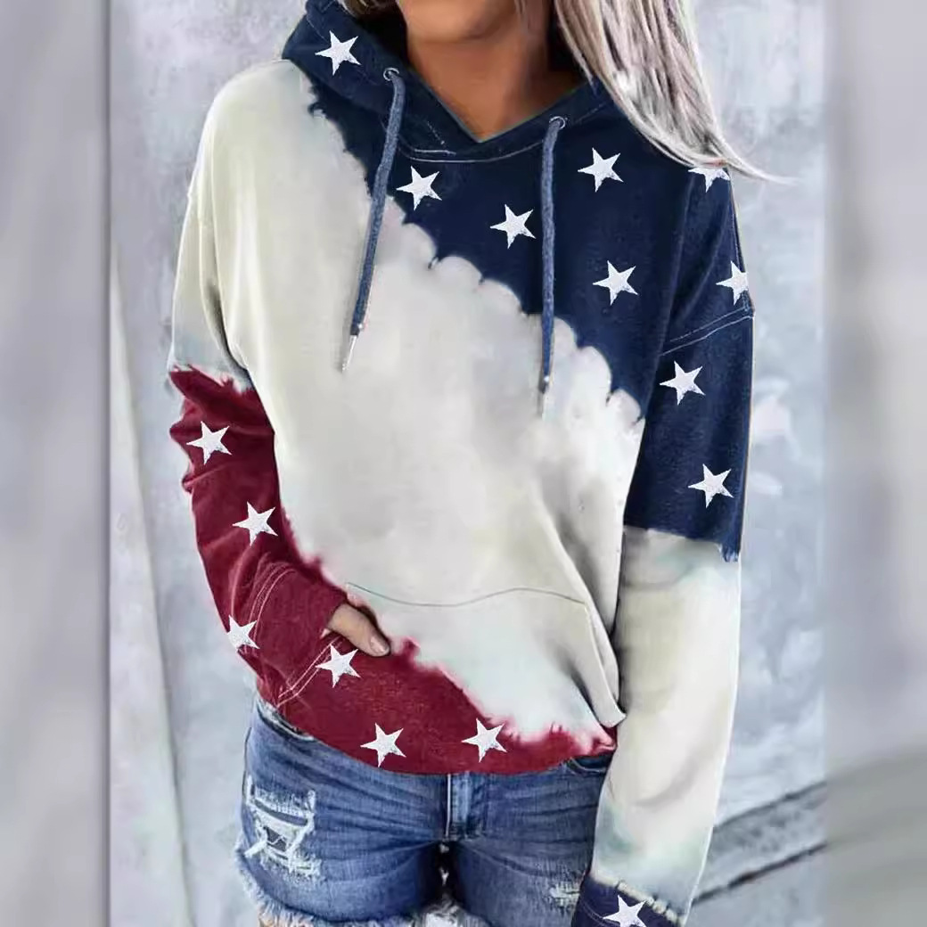 2023 New Tie Dye 3D Transfer Printing Heat Sublimation Blank Custom Fashion Hoodie Independent_voghion.com