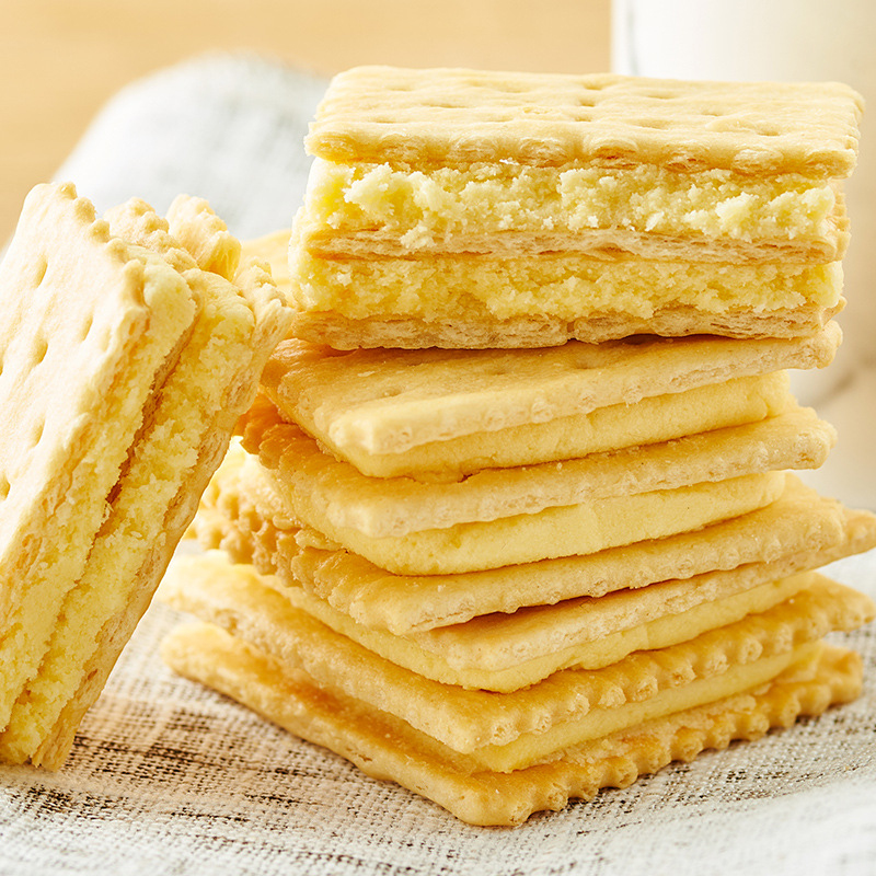 Master Kong Fun 3+2 Soda Sandwich Cookies with Chocolate Cream Blueberry Lemon Cookies Bulk Snack Wholesale