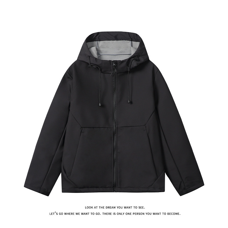 Cross-border foreign trade softshell jacket for couples, hooded outdoor mountaineering jacket, windproof jacket, Japanese style, plus size for men - Special Price P Cross-border foreign trade softshell jacket for couples, hooded outdoor mountaineering jacket, windproof jacket, Japanese style, plus size for men - Special Price P