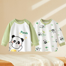 婴儿t恤长袖衣服早秋儿童单件上衣女童纯棉衣男宝宝春秋装打底衫
