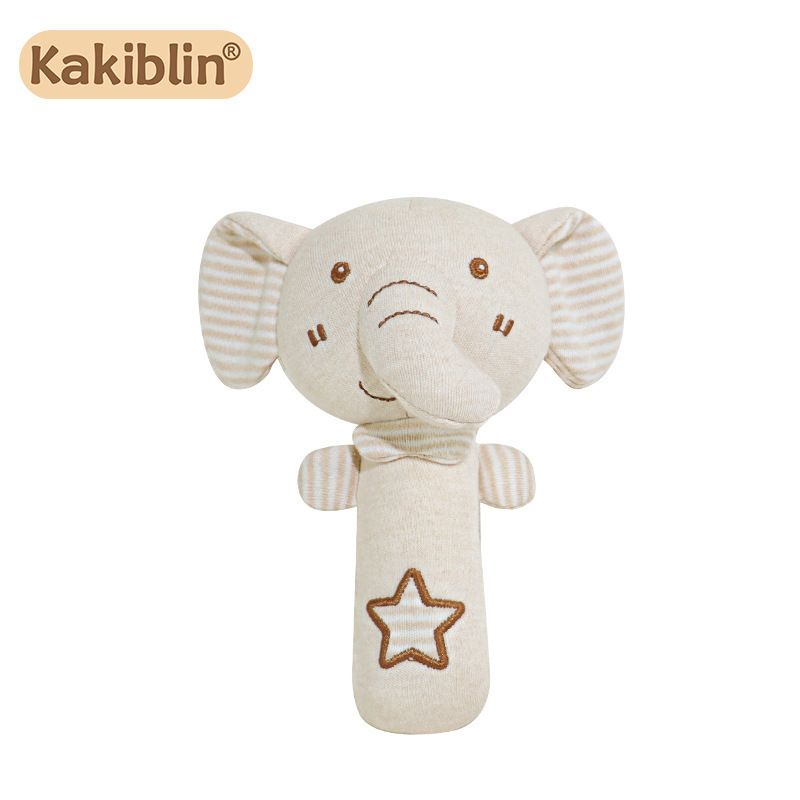 Kakiblin bebé sonajero traje bebé puede morder algodón orgánico recién nacido Luna Llena regalo calmante juguete