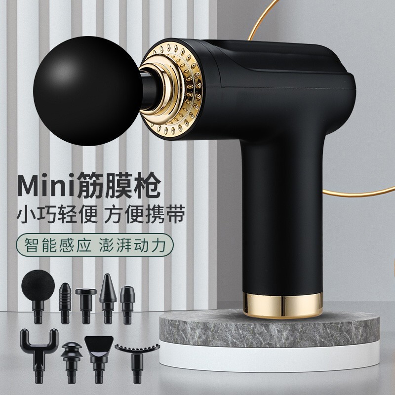 MINI 筋膜ガン家庭用筋肉マッサージリラクゼーションユニセックススマートスポーツフィットネスネックマスクガン|undefined