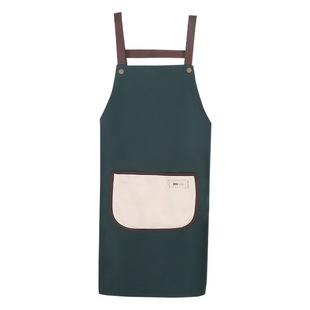 New kitchen household erasable hand apron waterproof oil-proof catering special customized logo printing work clothes for women