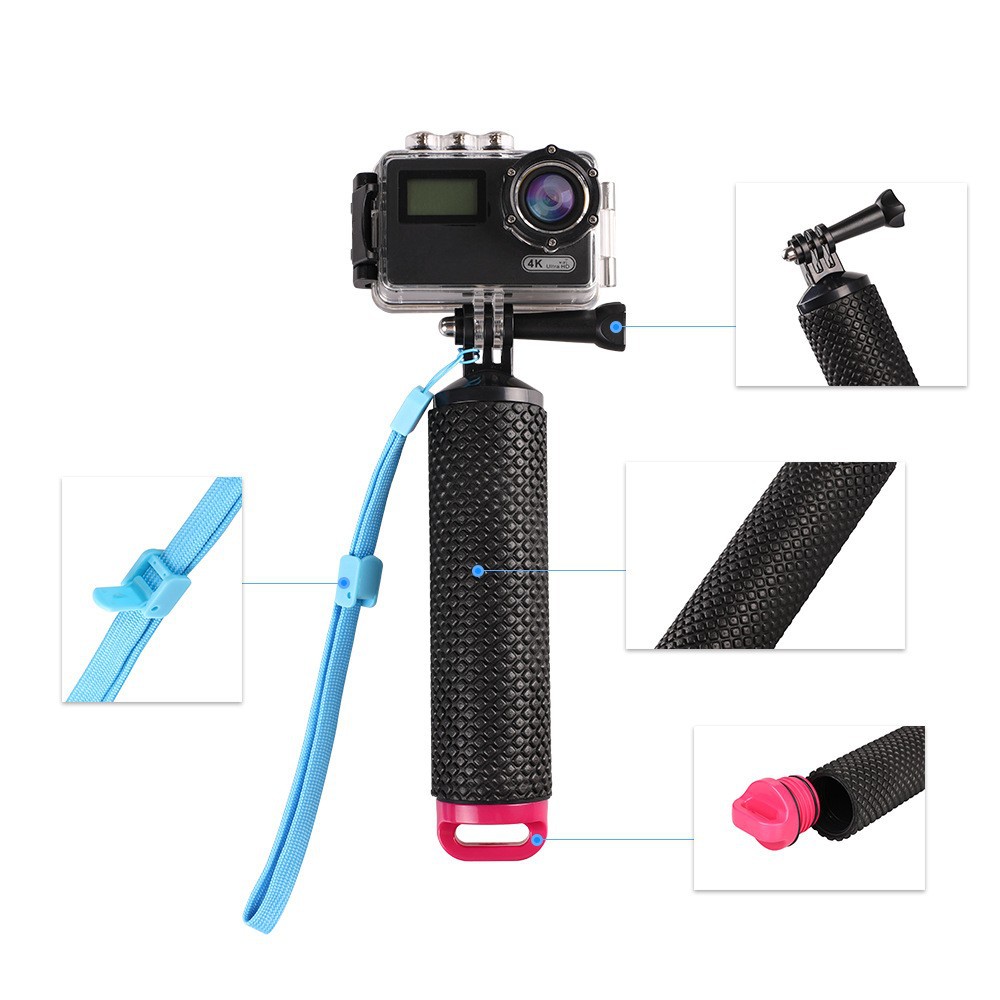 Cámara telescópica de mano selfie stick 19 pulgadas multi-color almacenamiento retráctil selfie stick Cámara deportiva selfie stick
