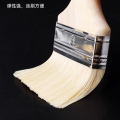 Wholesale paint brush, thick bristle industrial glue brush, soft and hard bristle dust removal and cleaning, less shedding, wooden handle brush