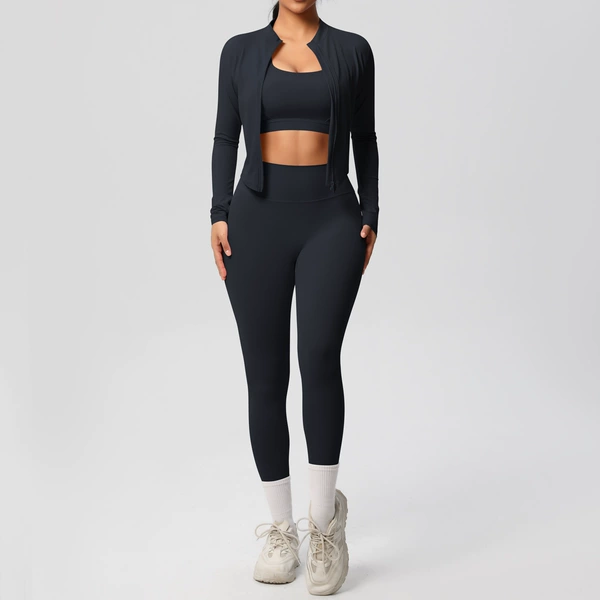 7110+7106+7100 Three-piece set-black