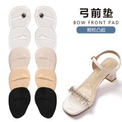 滑り止め前の手のひらパッドのハイヒールの中敷きの半分のクッションの前の半分の手のひらパッドの厚いgelの足の前のパッドの痛み防止パッドの吸汗通気性