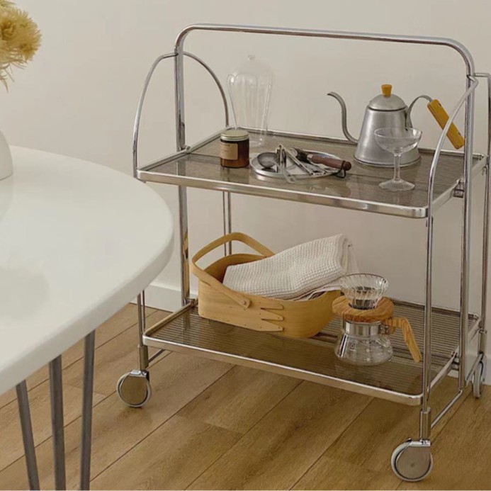 Foldable Multi-Tier Shelf Rack