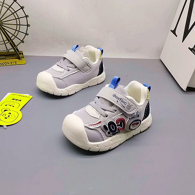 Doble red 22 - 26 zapatos para bebés antideslizantes, bebés de 1 - 3 años, zapatos para bebés, zapatos de suela suave, zapatos transpirables para niños