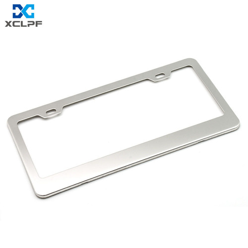 Cross-border Amazon American stainless steel car license plate frame American license plate modified car