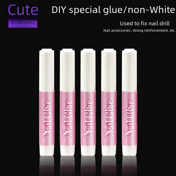 Wear DIY nail glue 2g glue firmly wear nail stick drill strong glue lasting extension