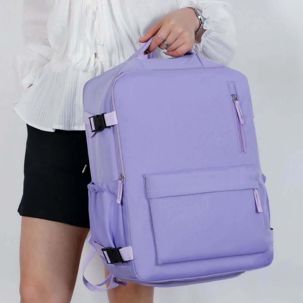 New cross-border large-capacity backpack for men, suitable for business trips and travel, portable