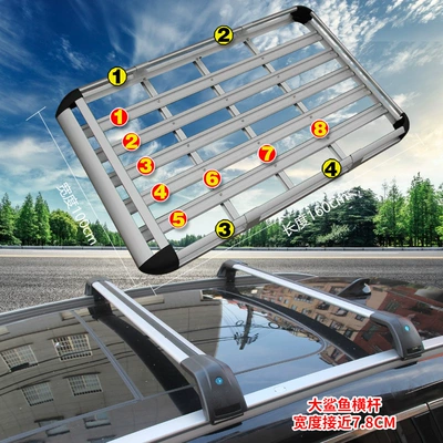 Basket Roof Rack Modification, Roof rack - best-selling-100x160shark-crossbargift-silver-no-punching-required