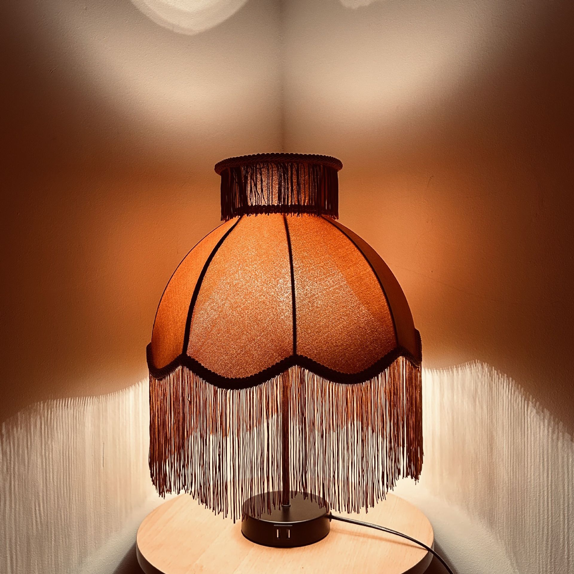 Francés pastoral cobre lámpara de pie salón dormitorio flirting linterna caramelo borla pantalla hogar Retro personas