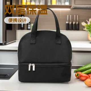 定制手提保温包双层保温保鲜便当包便携上班带饭餐包饭盒袋妈妈包