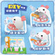 Cross-border Pet Dentist Play Home Toy Children Simulation Scene Simulation Cute Rabbit Modeling Care Tooth Extraction Medical Tools