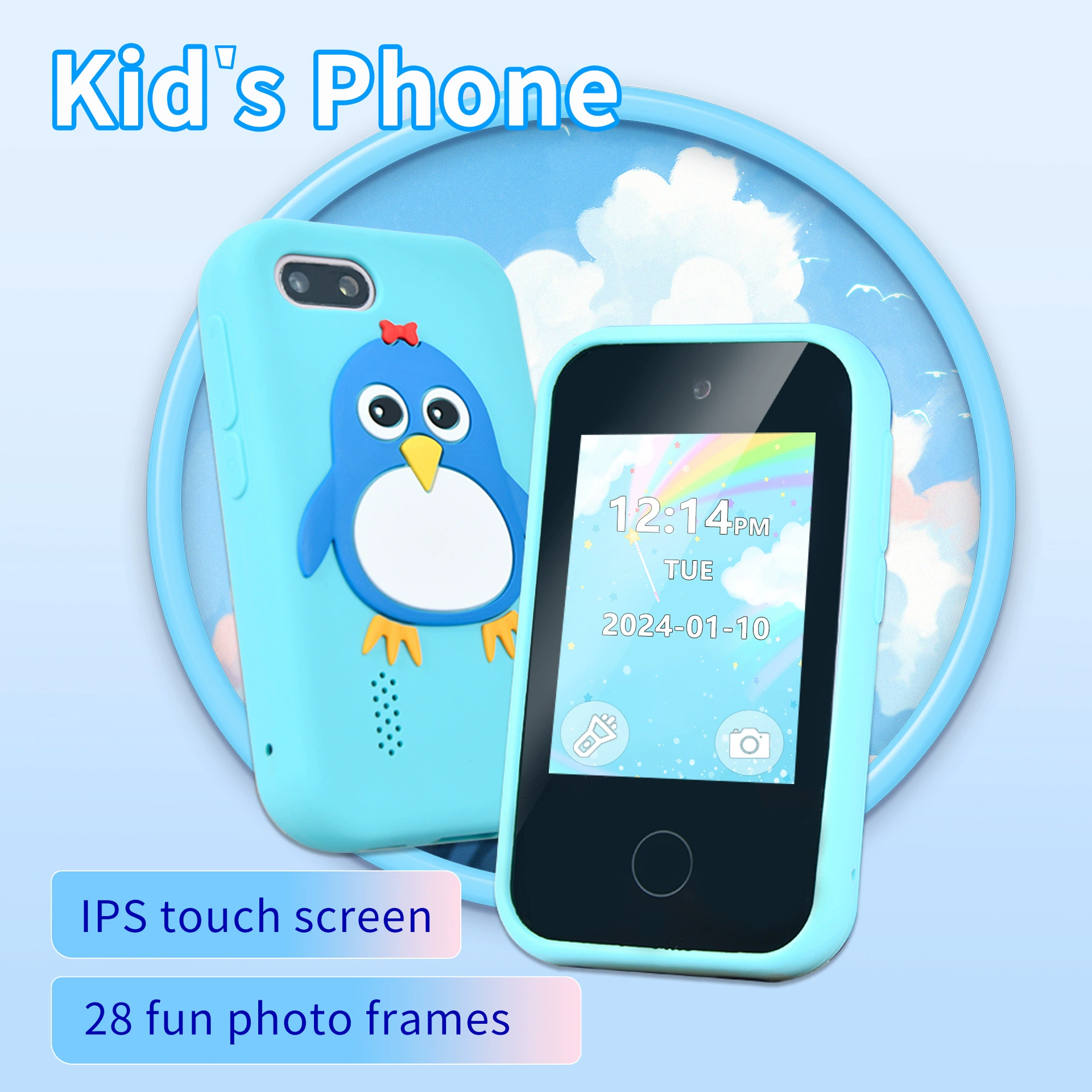 Smartphone, camera, small toy, touch screen