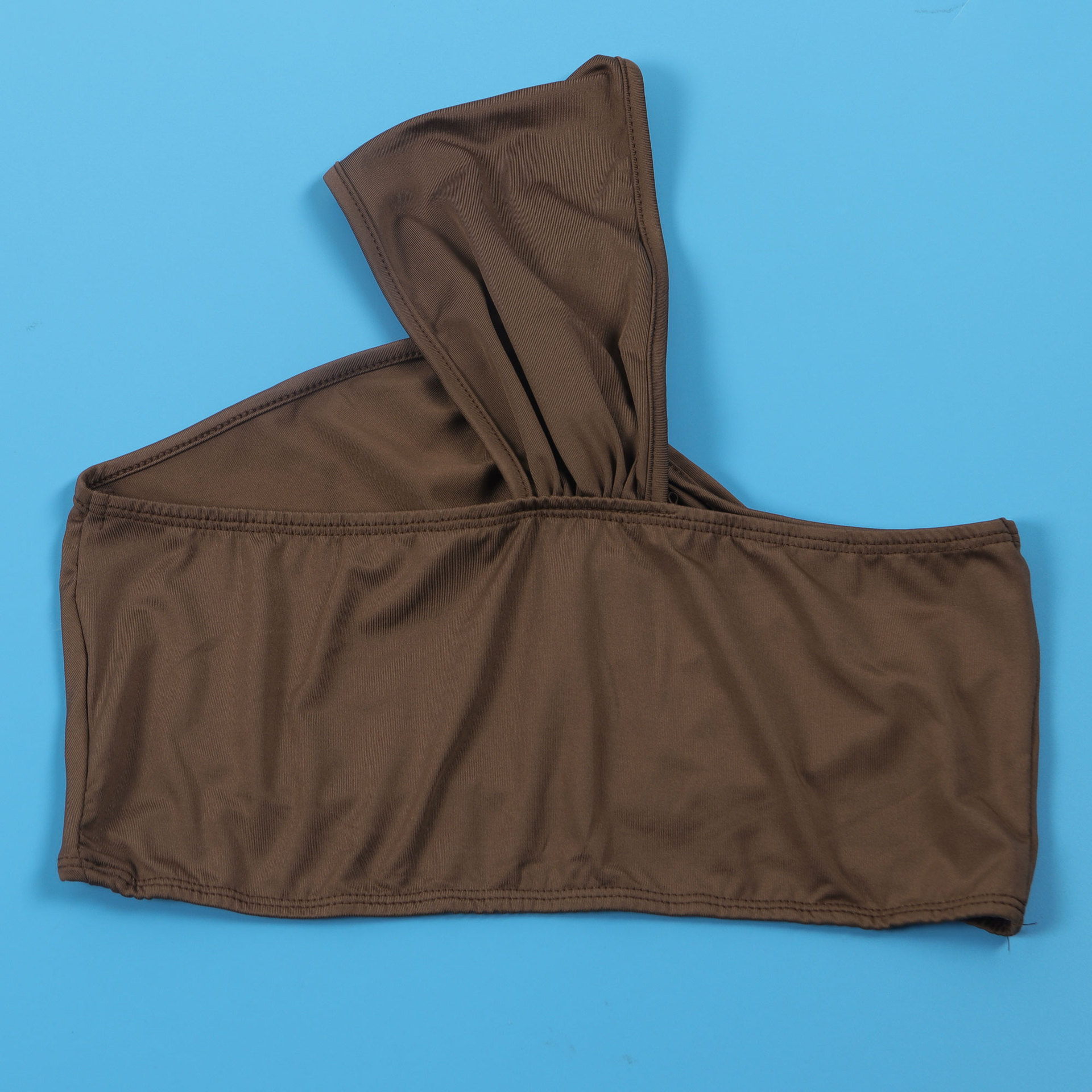 Solid Color off Shoulder Short Top Large Slit Long Skirt Two Piece Set 20 Solid Color off Shoulder Short Top Large Slit Long Skirt Two Piece Set