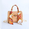 One-shoulder bag, mobile phone, wallet, chain, lock, suitable for import, season 2021, Korean style