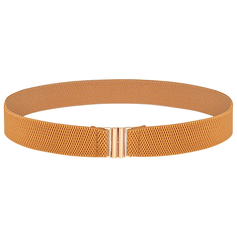 3cm gold buckle/khaki