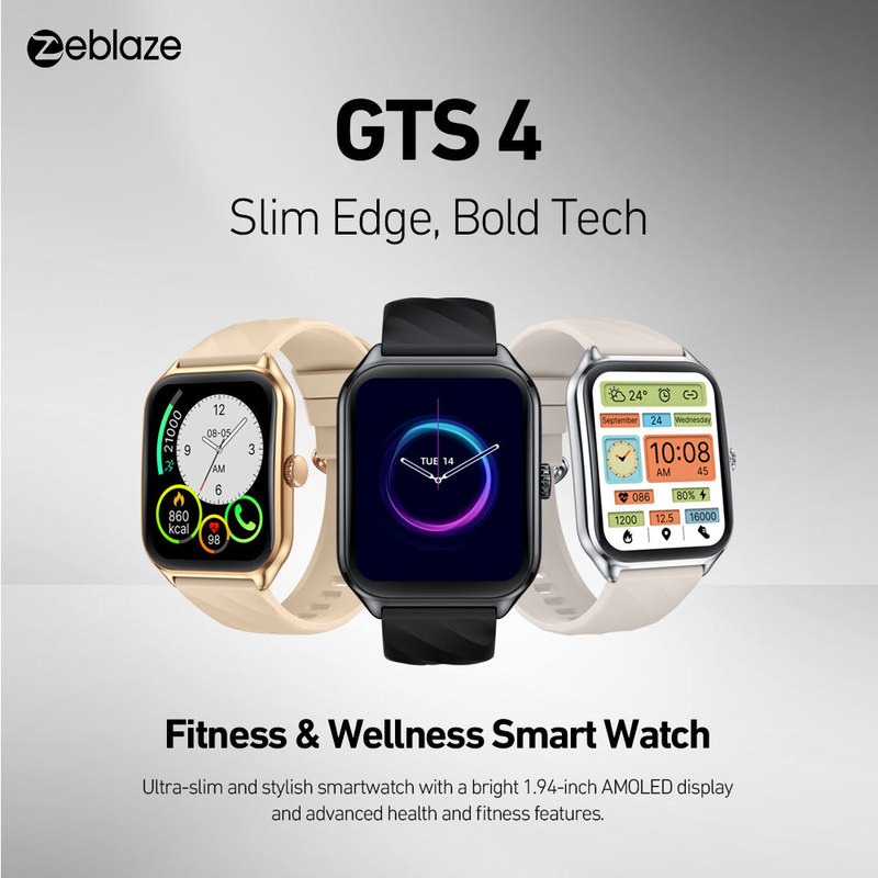 Zeblazegts4 Smart Watch Amoled Screen Blood Oxygen Heart Rate Sports Monitoring Zeblazegts4 Smart Watch Amoled Screen Blood Oxygen Heart Rate Sports Monitoring