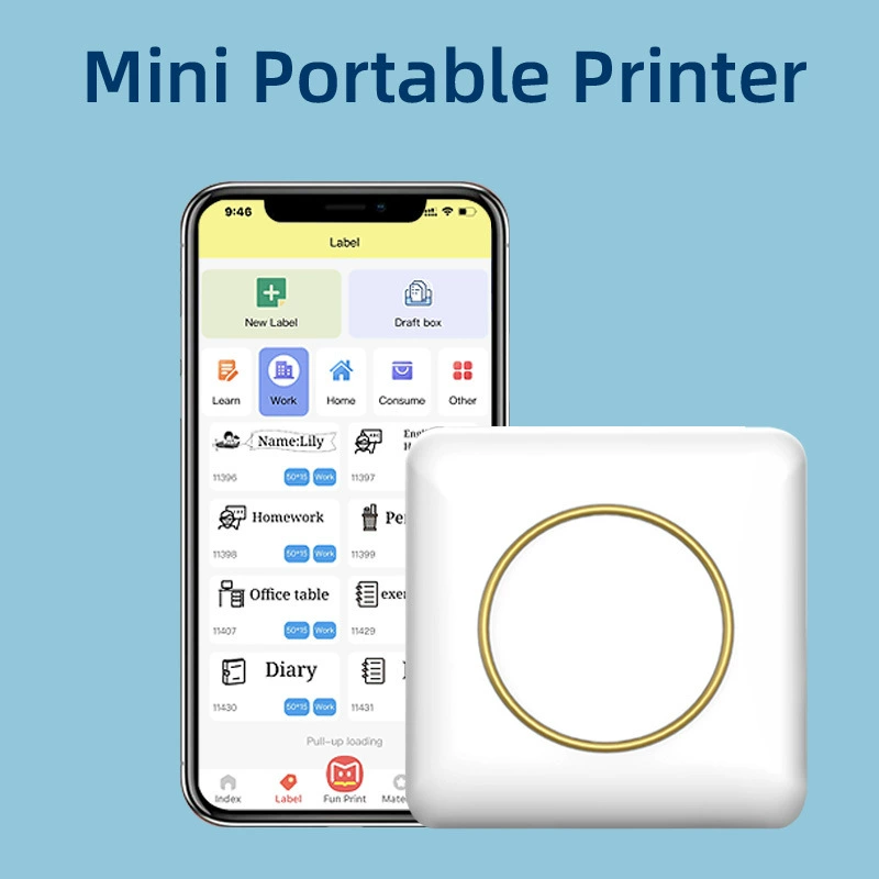 (Cross-border trading), pocket small printer, bluetooth