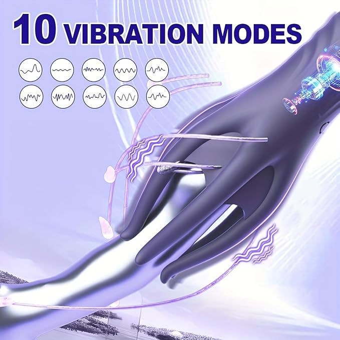 Six-Finger Claw Automatic Prostate Massager, Silicone Male Training Device — detail image 16