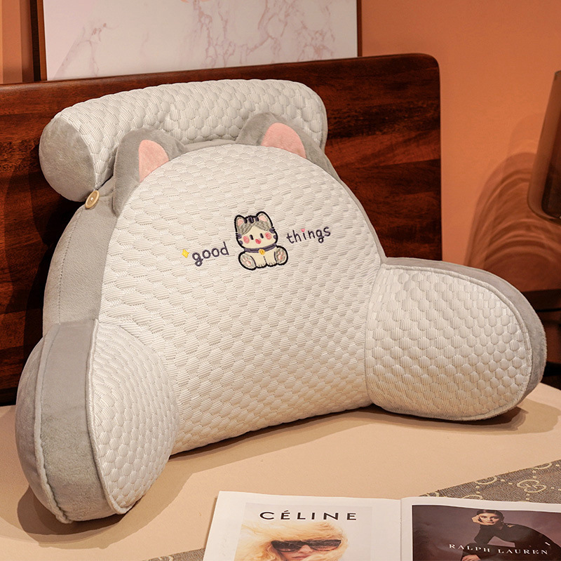 Cojín de cama multifuncional de dibujos animados, almohada de cabecera, almohada de cintura, almohada de cama, almohada de sofá, almohada de cama grande