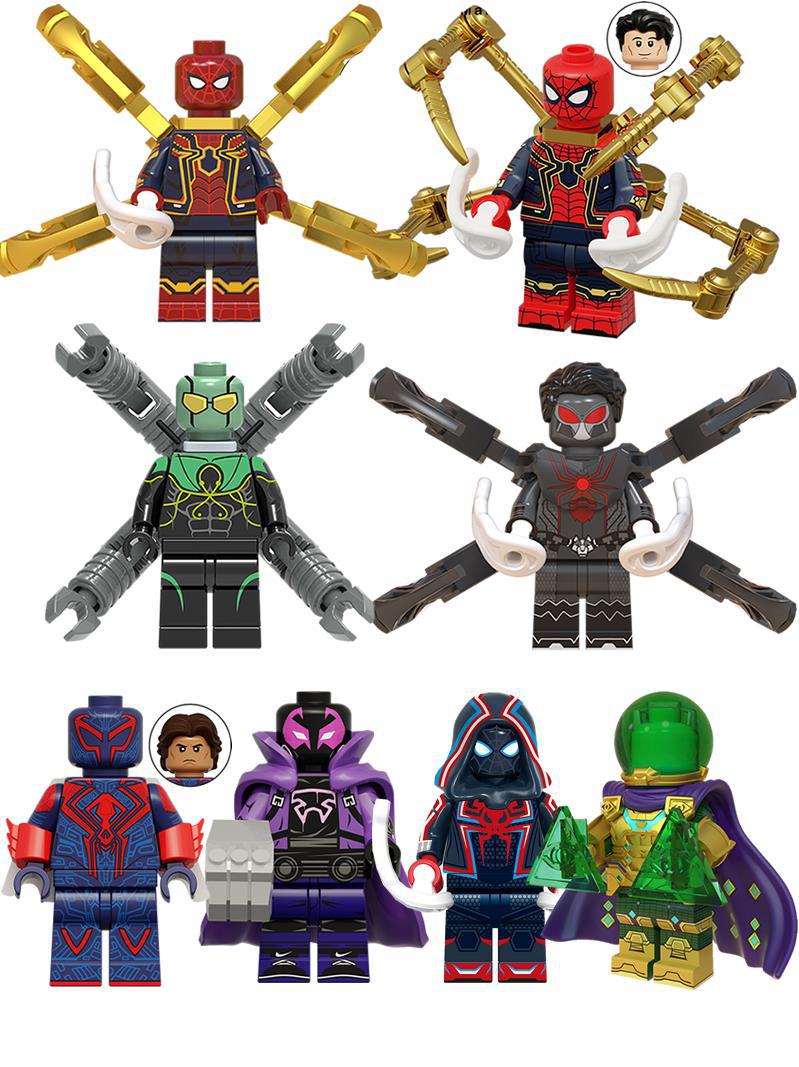 Compatible with Lego Venom Avengers 4 Heroes No Return Iron Spider-Man 3 Minifigure Building Block Assembly Toys