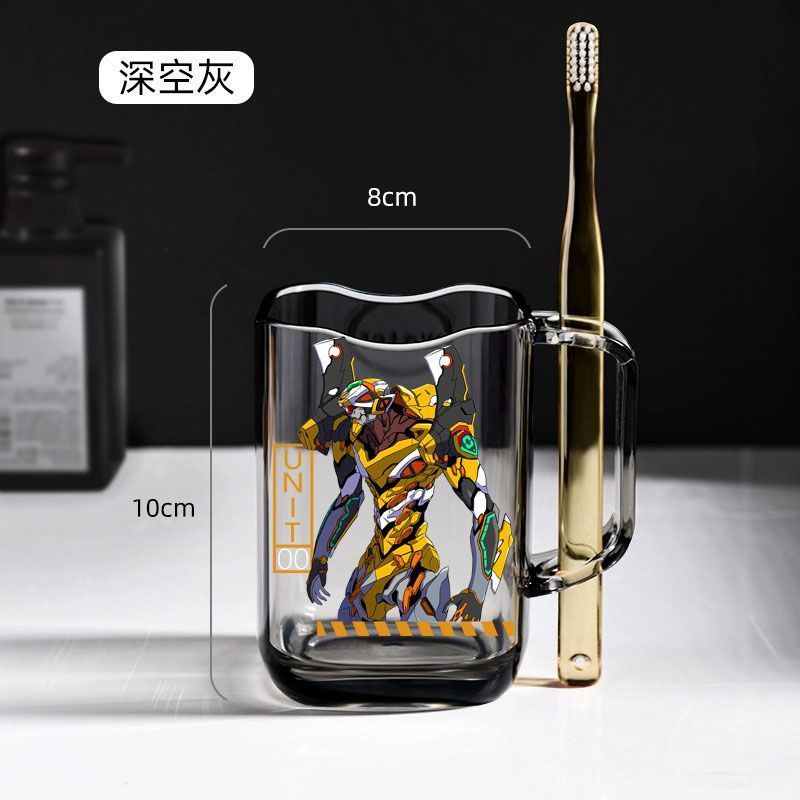Evangelista dibujos animados cepillo de dientes tazas de enjuague encantador tazas de lavado casero de plástico bebé niño tanque de dientes para niños