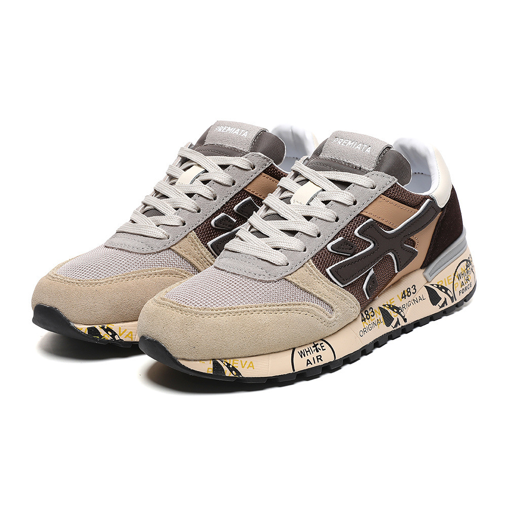 Comercio exterior transfronterizo nuevos zapatos masculinos premium, suela gruesa transpirable, zapatos deportivos casuales de cuero anti-pelú.