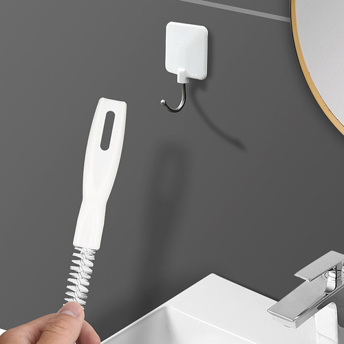 Kitchen sink hair cleaner can be freely bent household sewer anti-blocking cleaning hook pipe dredge