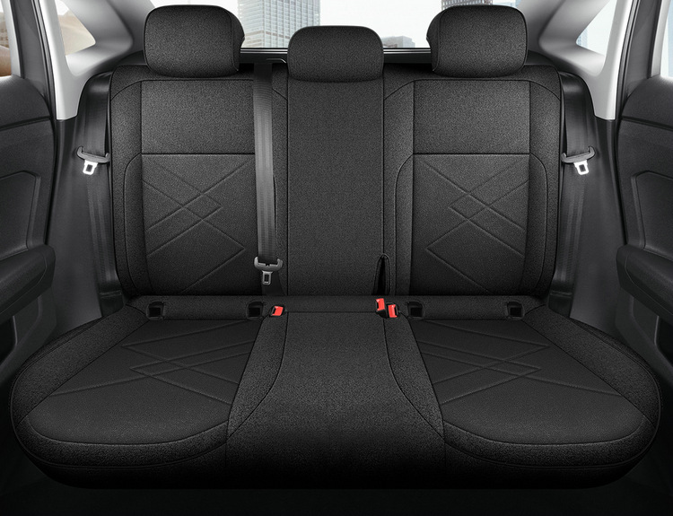 Volkswagen Lavida Xinrui Xr Seat Cover Set, Full Coverage Car Seat Cushion, Cotton Linen Fabric Seat Cover Set, Full Coverage
