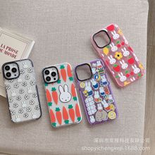 新款潮牌手机壳适用于iPhone 17 IP16 15ProMax系列TPU双色壳