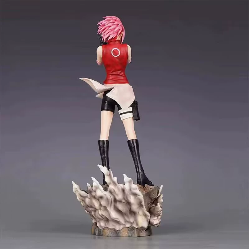  Naruto GK Huo Wave Haruno Sakura Door God Series Two-dimensional Girl Sakura Model Statue Boxed