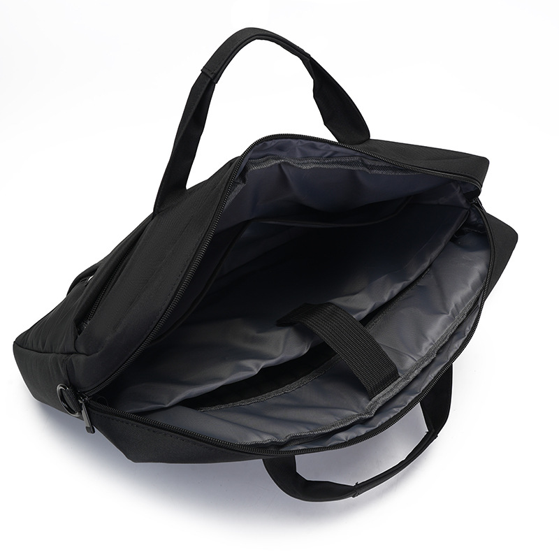 Bolsa de almacenamiento de portátil de 15 - 18 pulgadas de gran capacidad, bolsa de maletín de almacenamiento multicapa ligera y delgada, bolsa de computadora de viaje