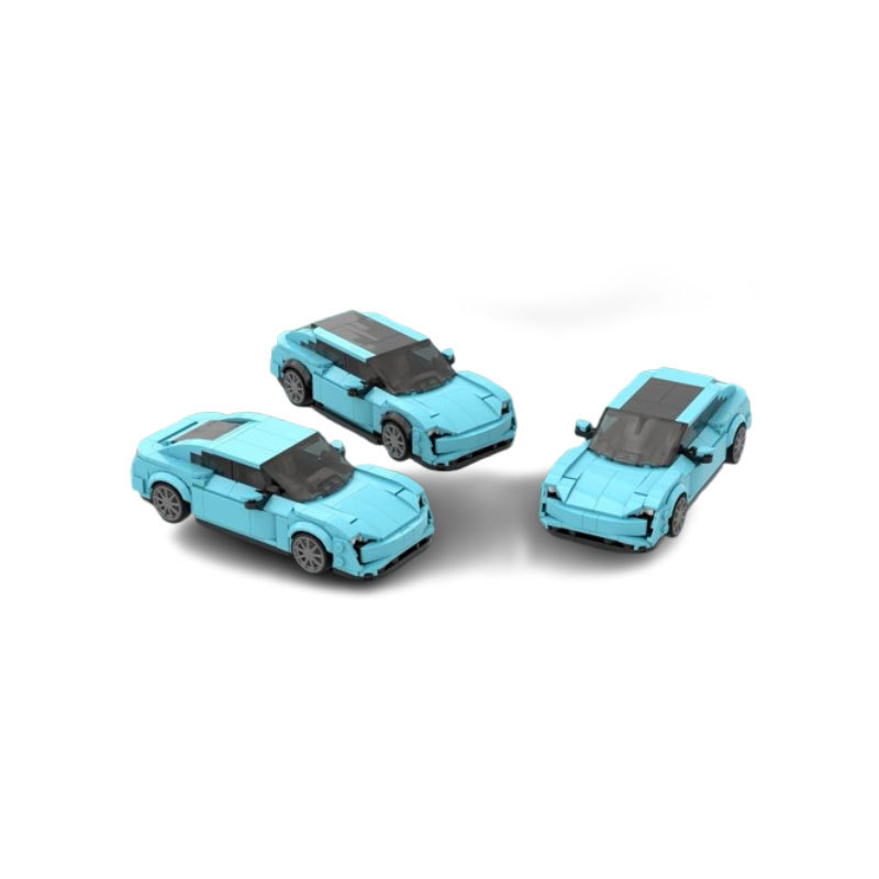 Building Block Toy Car Diy Educational Model For Kids_voghion.com