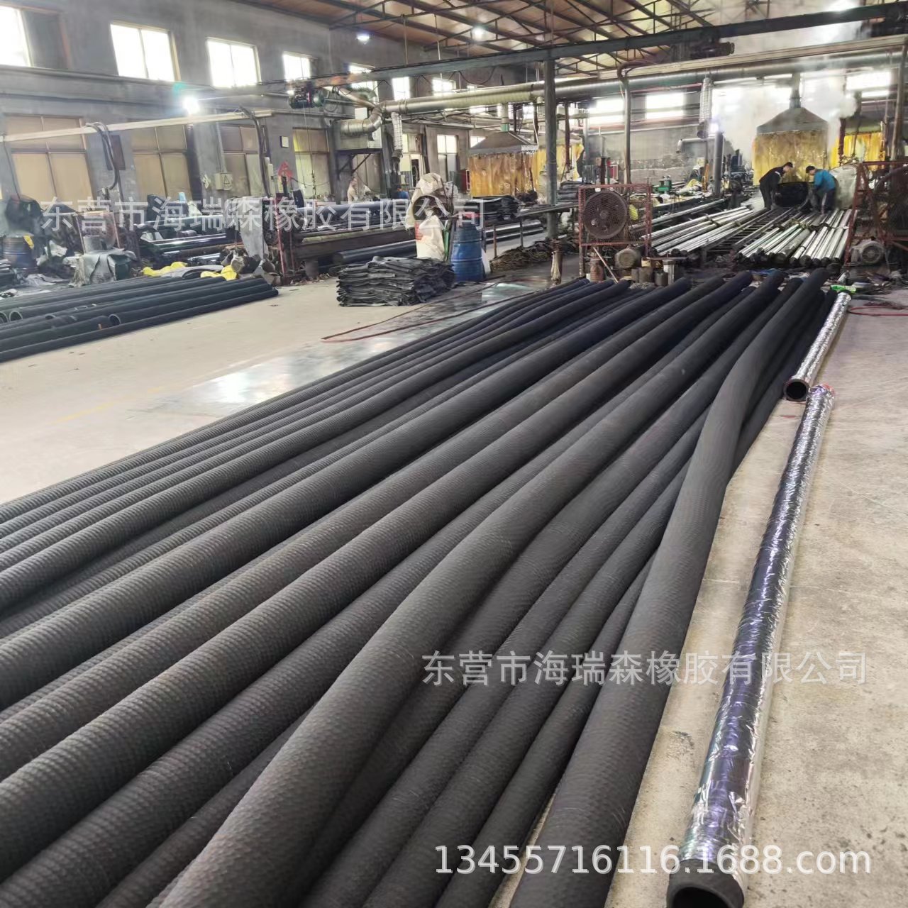 钢丝橡胶骨架埋吸管吸排水泥沙用耐磨抗腐蚀高强度橡胶钢丝软管