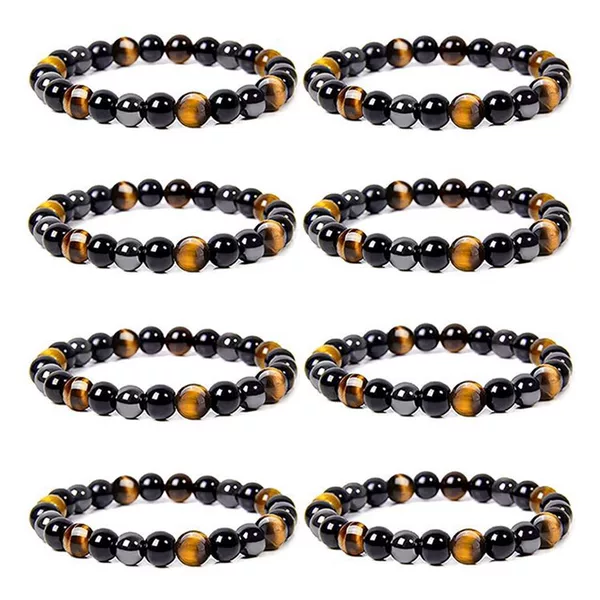 Europe and the United States cross-border new tiger eye stone bracelet natural stone bracelet 6mm8mm10mm jewelry bracelet jewelry