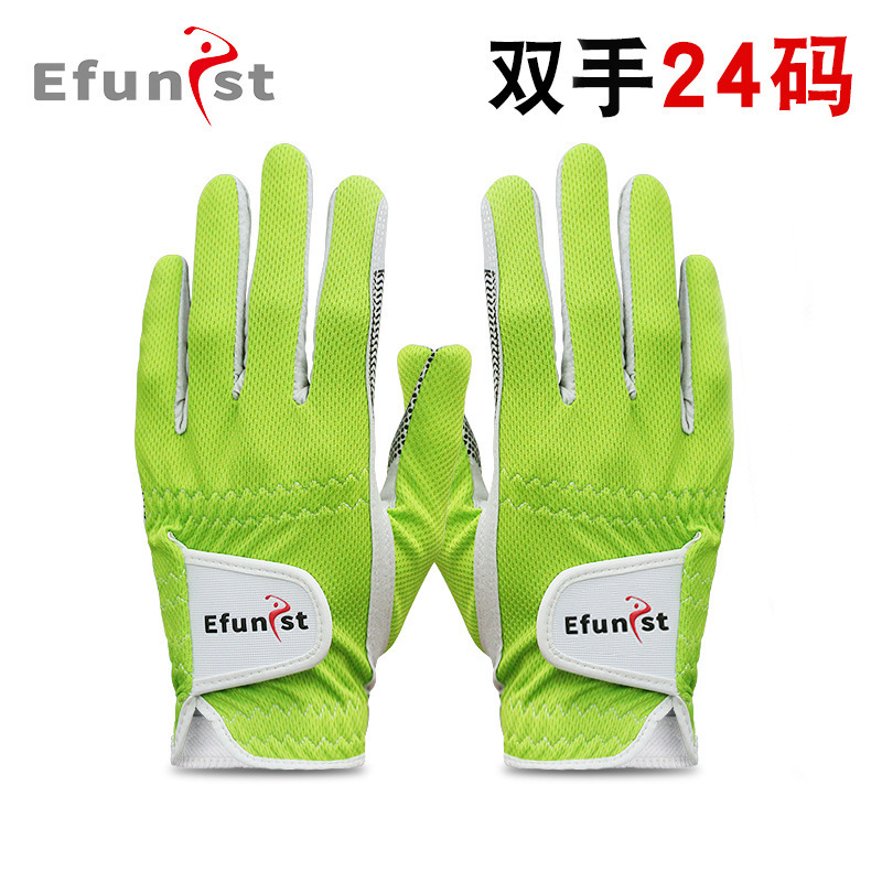 Efunist ゴルフ グローブ メンズ 伸縮性 通気性 メッシュ 耐摩耗性 滑り止め 粒子 片手 サマー スポーツ|undefined