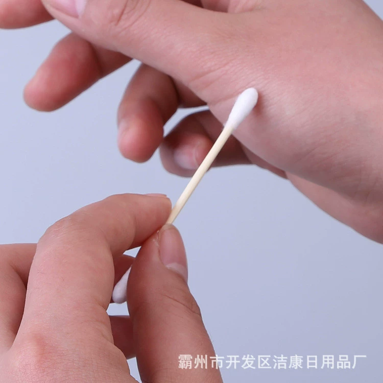 Д disposable cotton pads, double-sided cotton swabs, ear picking, cosmetic makeup remover, 100 pieces