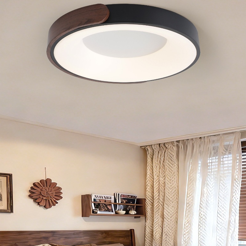 Luz de techo del dormitorio 2026 nueva habitación principal comedor lámpara de habitación nórdica moderna y simple luz de estudio redonda 700L