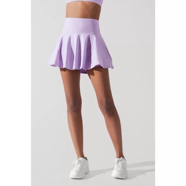 M 84723 High Waist Yoga Skirt European and American Pleated Yoga Skirt