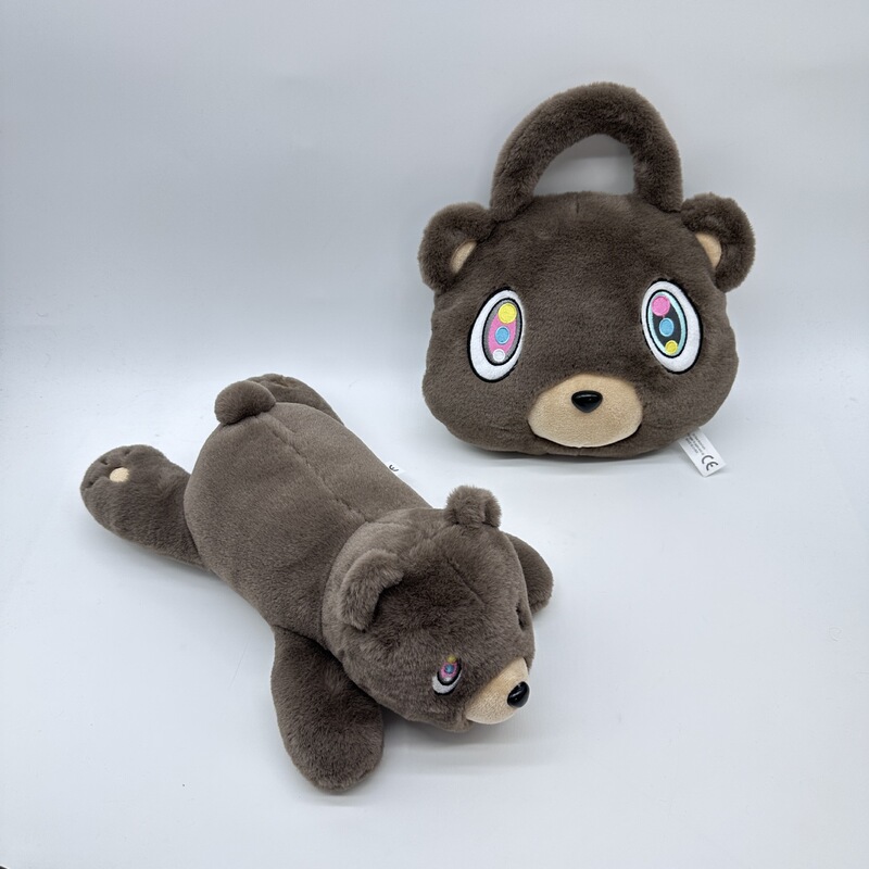 Cross-Border New Model Kanye Bear Pillow Plush Kanye Teddy Bear Doll Plush Toy Pillow