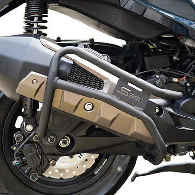 and Anti-Scald Carbon Steel Exhaust – Motorcycle bumper