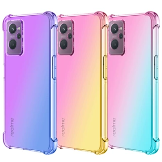 +适用Realme12 5g防摔Realme C53手机壳Realme C67渐变真我C35
