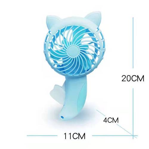 Cartoon hand-pressed hand-cranked small fan dormitory mini student portable hand-held small Internet celebrity children's fan